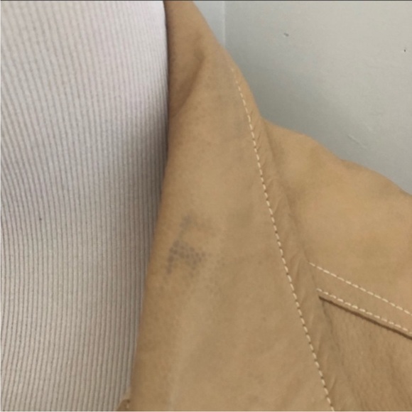 Carina New York cream leather jacket - Picture 10 of 15